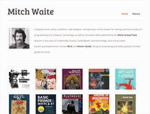 Tablet Screenshot of mitchwaite.com
